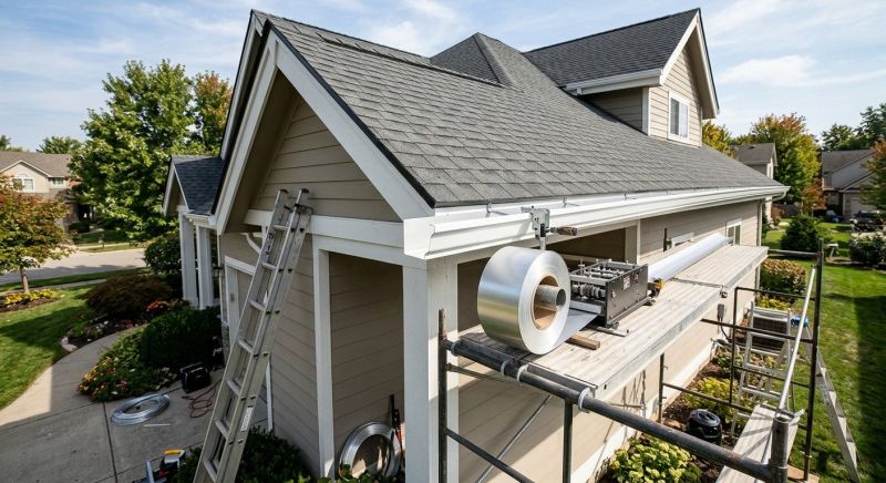 Steel Rain Gutter Installation in San Francisco, CA